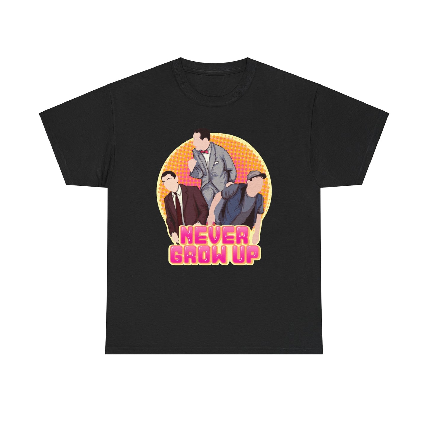 Never Grow Up Unisex Heavy Cotton Tee