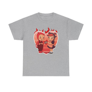 Love Is Hell Unisex Heavy Cotton Tee