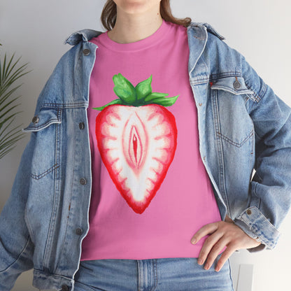 Juicy Strawberry Unisex Heavy Cotton Tee