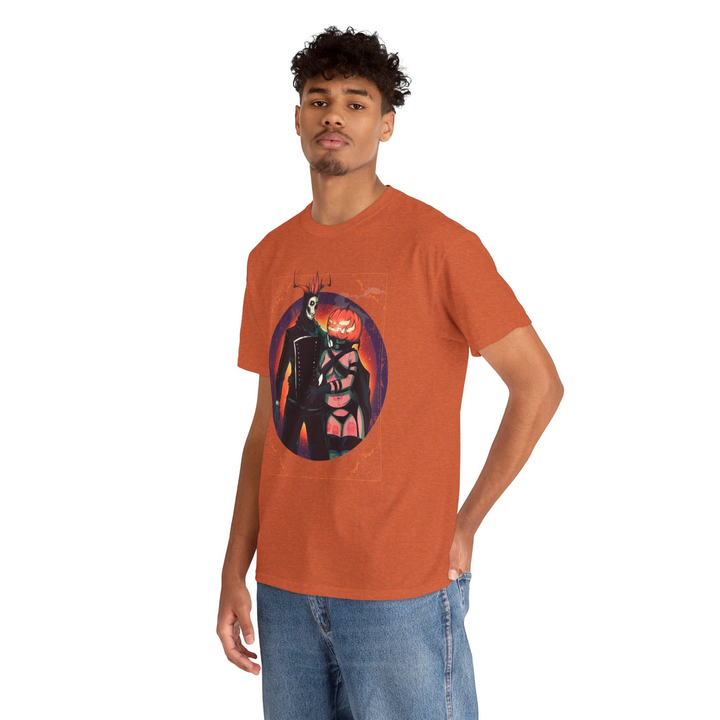 Pumpkin King & Queen Unisex Heavy Cotton Tee