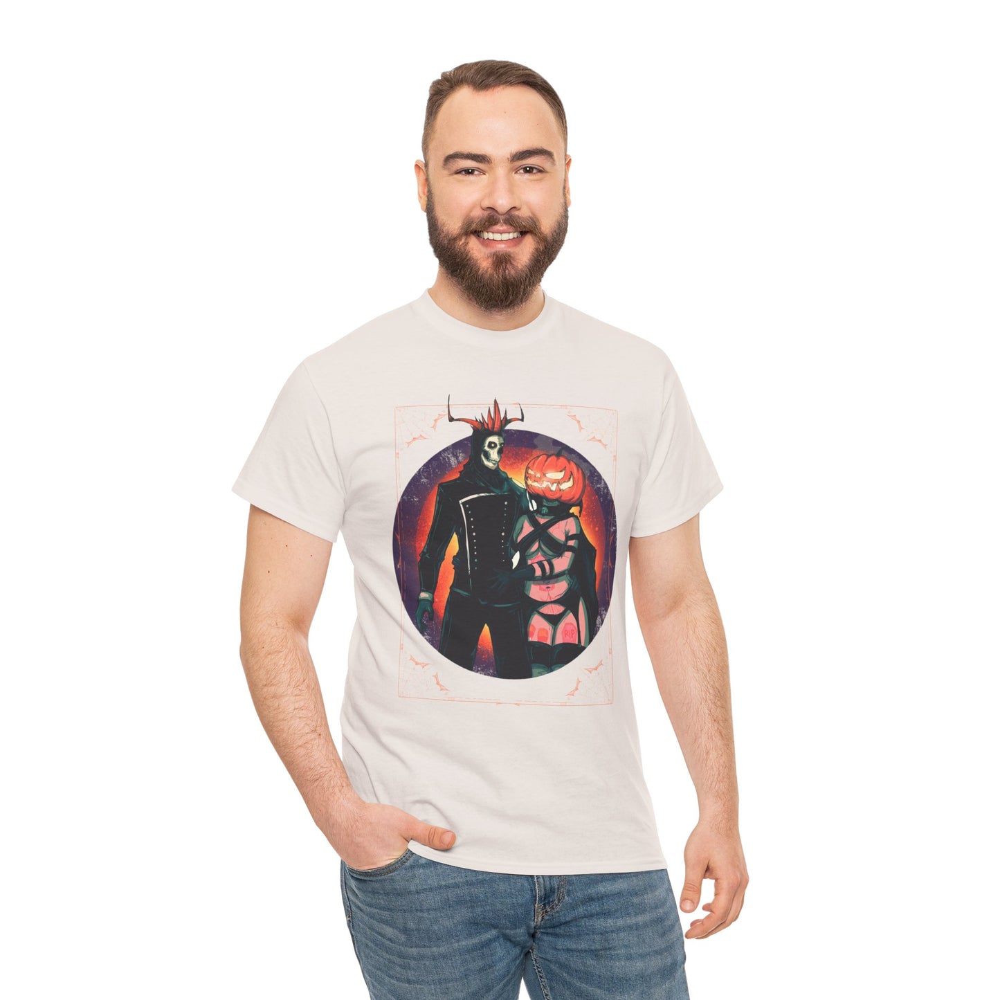 Pumpkin King & Queen Unisex Heavy Cotton Tee
