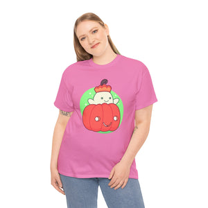 Pumpkin Ghost Unisex Heavy Cotton Tee