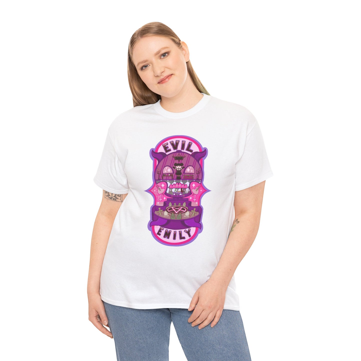Evil Emily Unisex Heavy Cotton Tee