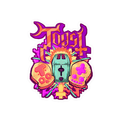 Toast Kiss-Cut Vinyl Decal