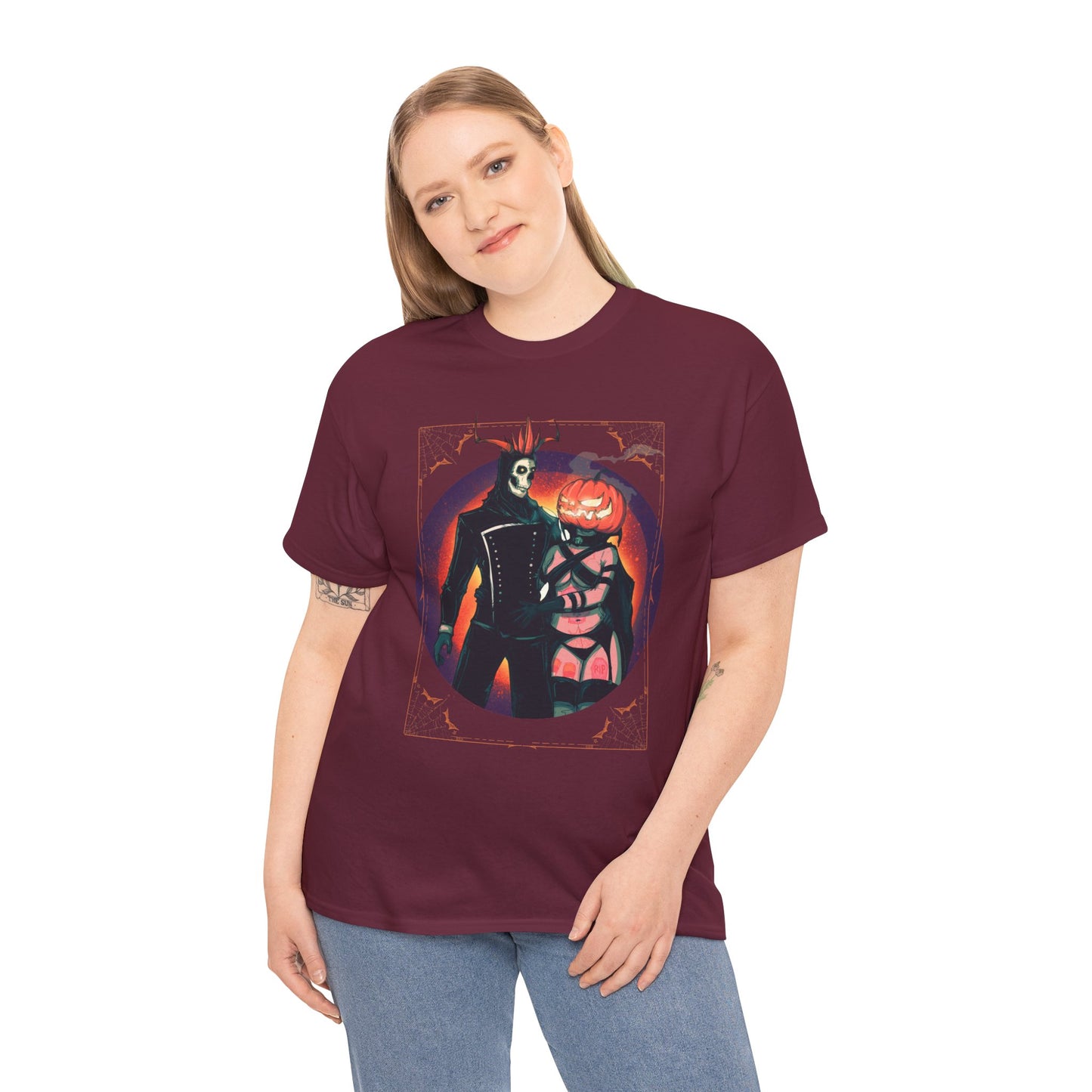 Pumpkin King & Queen Unisex Heavy Cotton Tee