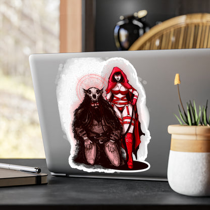 Taming The Wolf Kiss-Cut Vinyl Decal