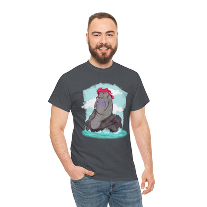 The Big Manatee Unisex Heavy Cotton Tee