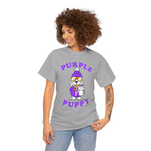 Purple Pup Unisex Heavy Cotton Tee