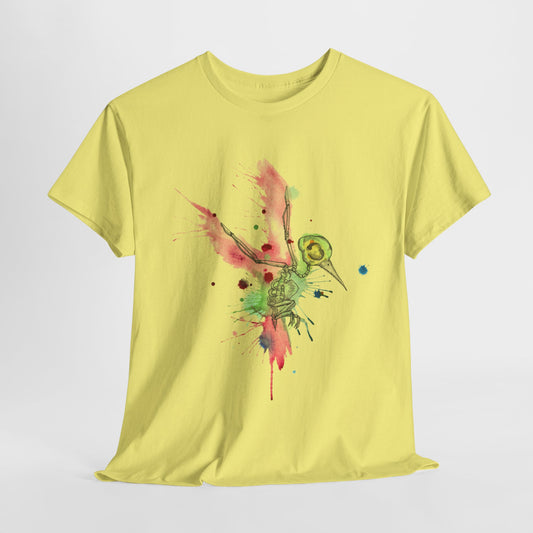 Hummingbird Skeleton Unisex Heavy Cotton Tee