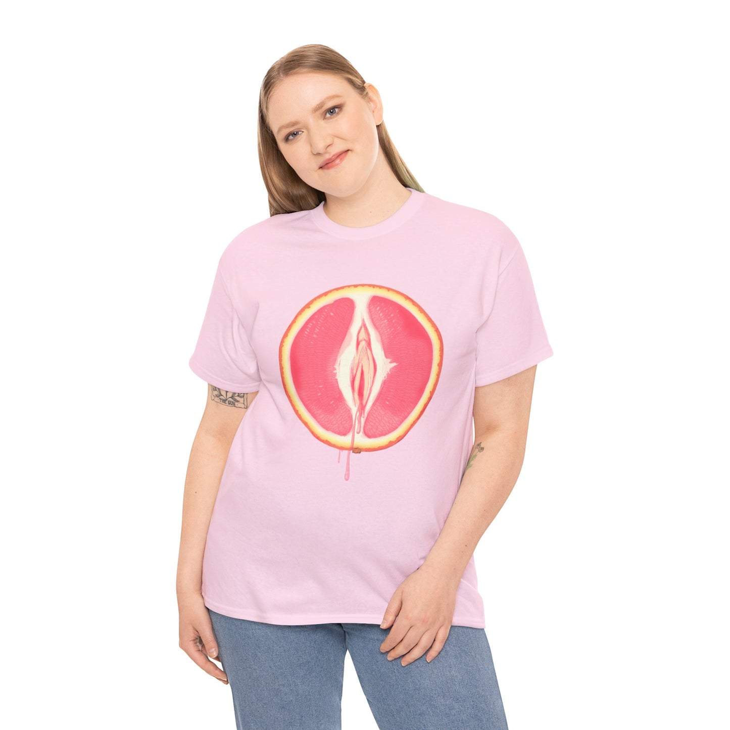 Grapefruit Unisex Heavy Cotton Tee