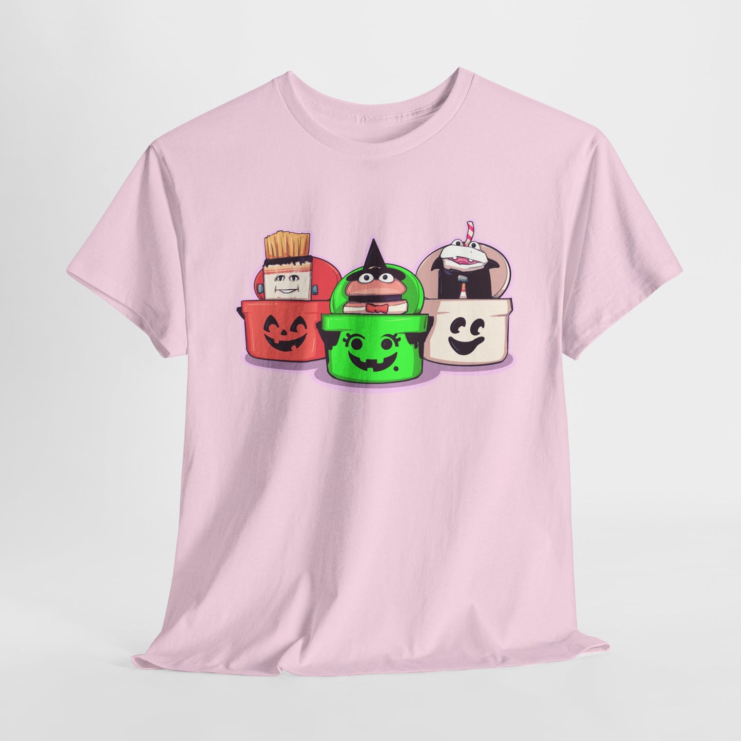 Spooky Fast Food Unisex Heavy Cotton Tee