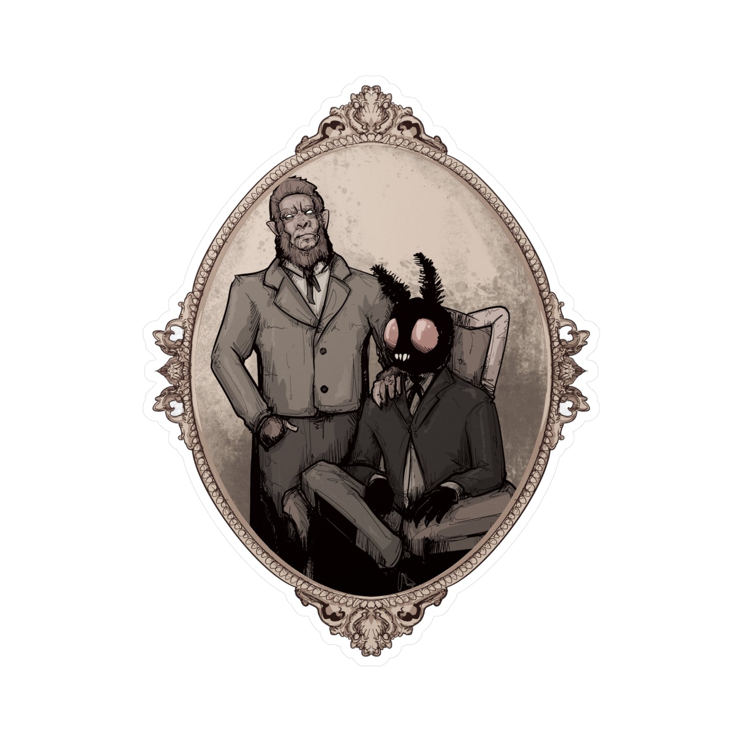 Victorian Cryptids Kiss-Cut Vinyl Decal