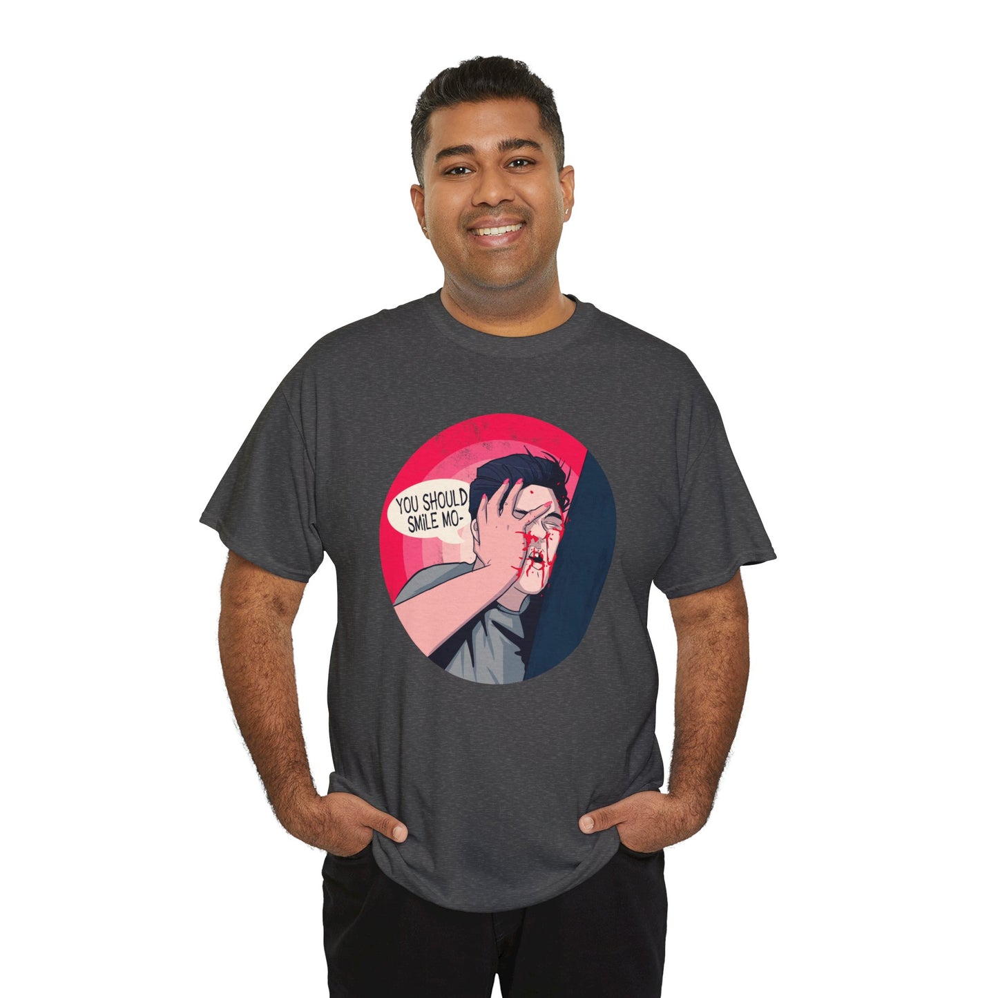 Smile Unisex Heavy Cotton Tee