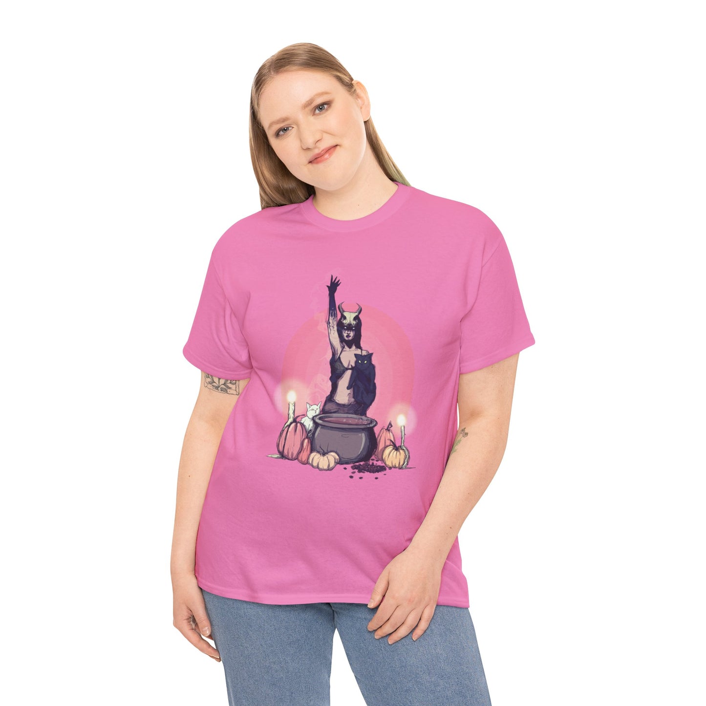 Coffee Witch Unisex Heavy Cotton Tee