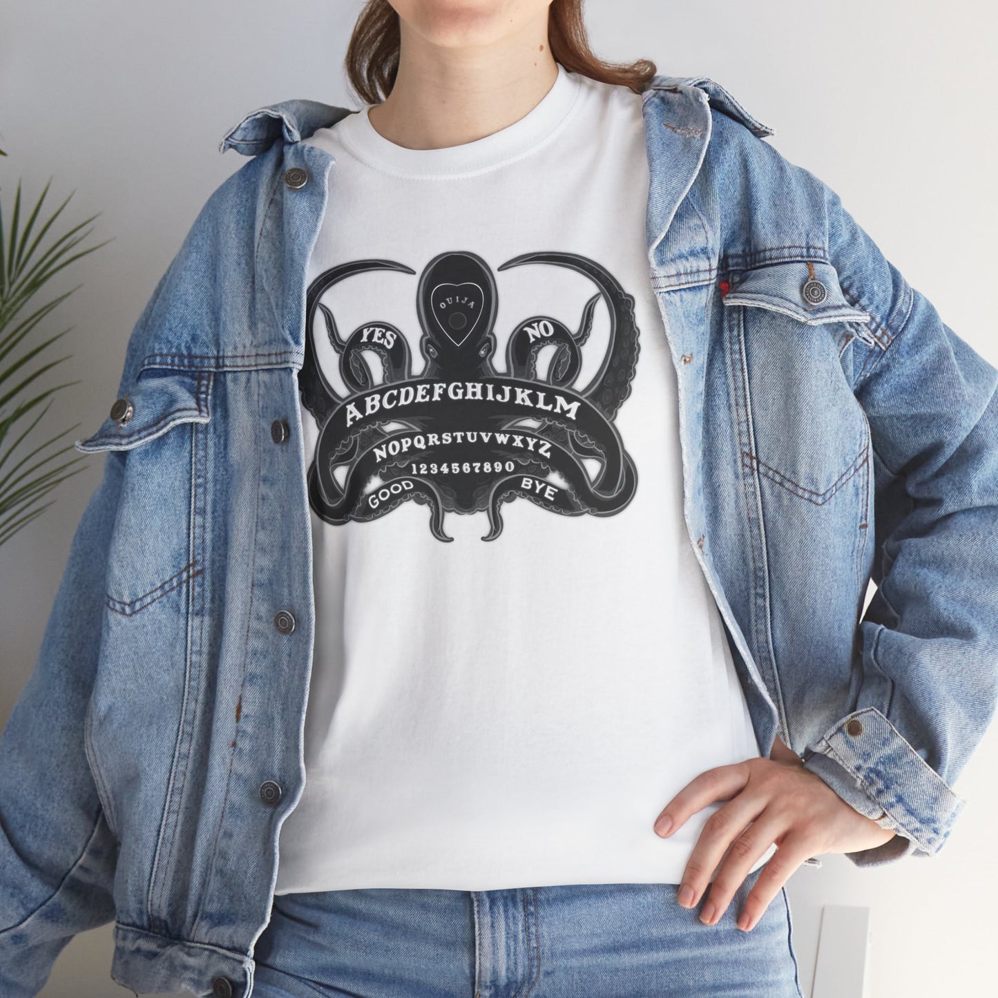 OuijiaPus Unisex Heavy Cotton Tee