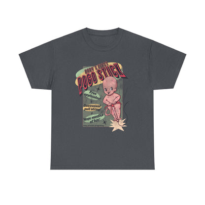 Baby's First Pogo Stick Unisex Heavy Cotton Tee