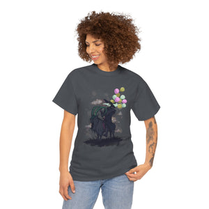 Plague Doctor Balloons Unisex Heavy Cotton Tee