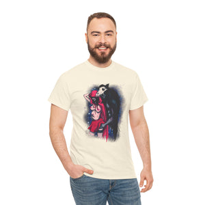 Red Riding Hood & The Wolf Unisex Heavy Cotton Tee