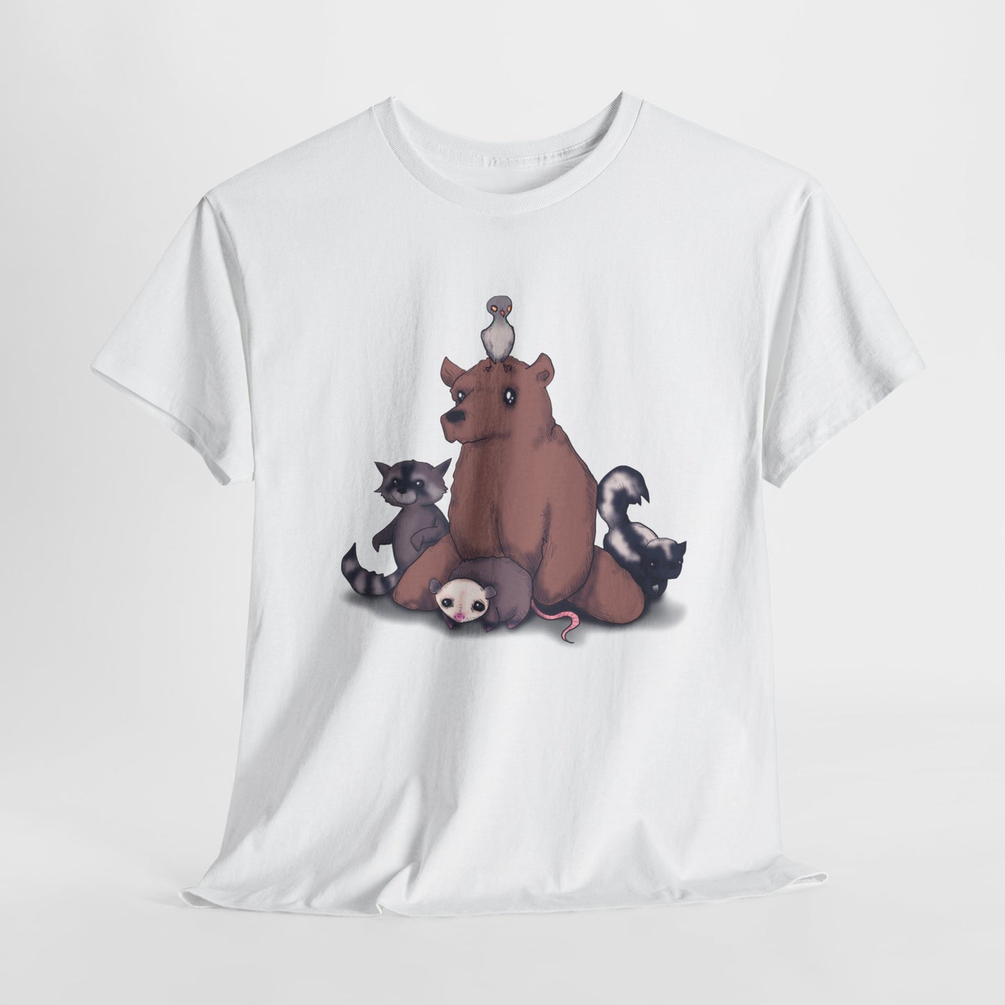 Trash Animals Unisex Heavy Cotton Tee