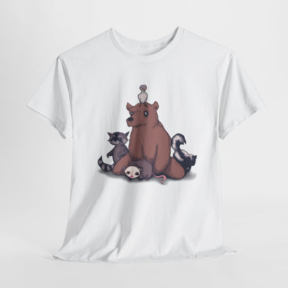 Trash Animals Unisex Heavy Cotton Tee