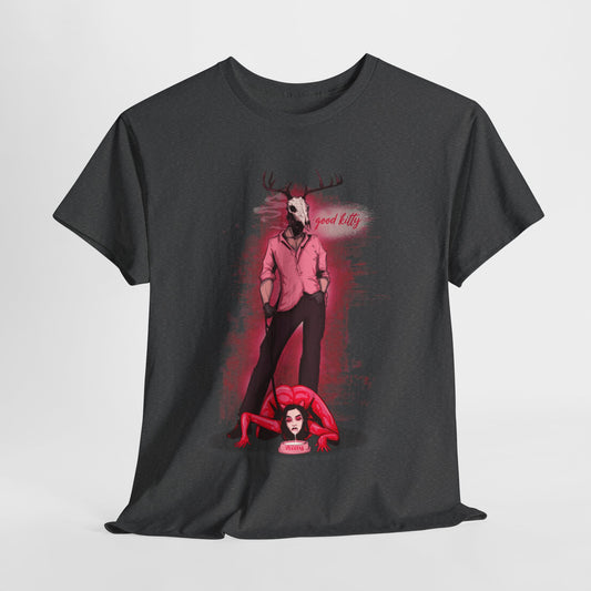 Deer Daddy Series 10: Good Kitty Unisex Heavy Cotton Tee
