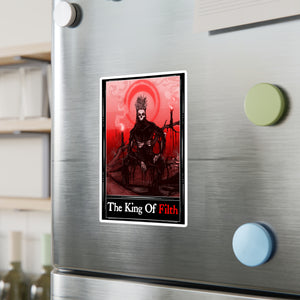 The King Of Filth Tarot Kiss-Cut Vinyl Decal