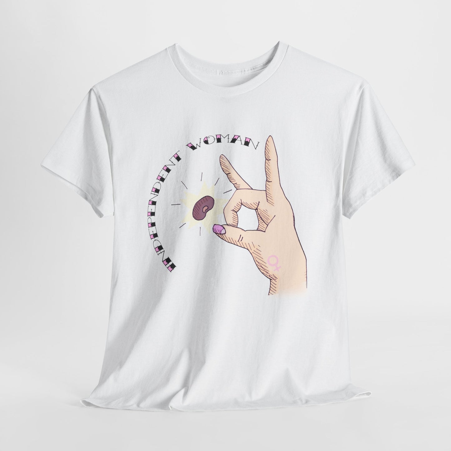 Independent Woman Unisex Heavy Cotton Tee