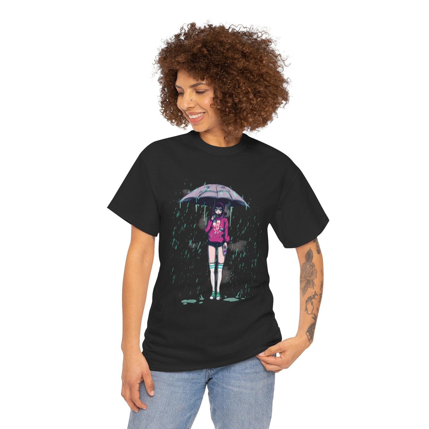 Only Happy When It Rains Unisex Heavy Cotton Tee