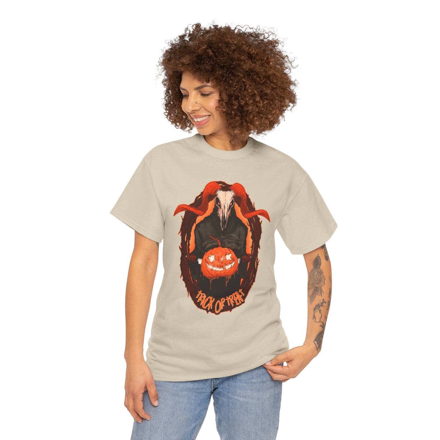 Trick Or Treat Unisex Heavy Cotton Tee