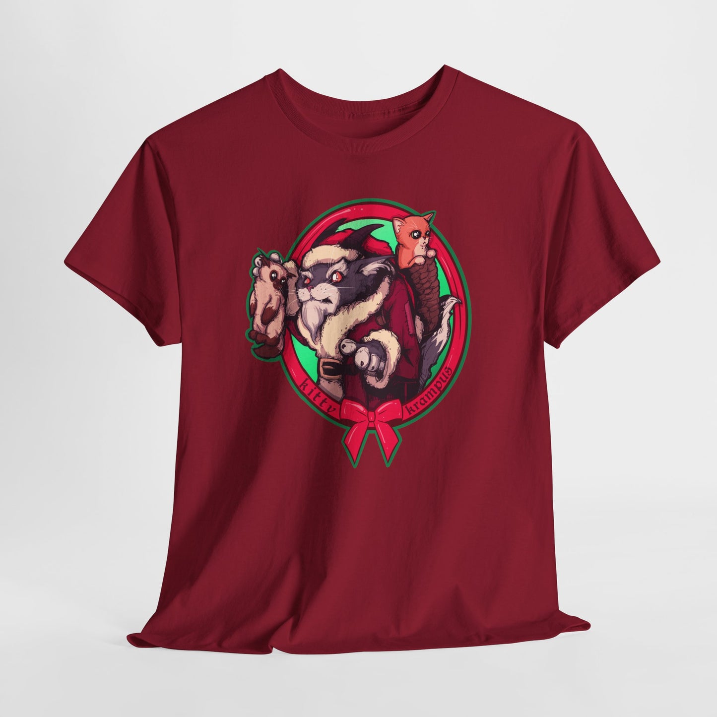 Kitty Krampus Unisex Heavy Cotton Tee