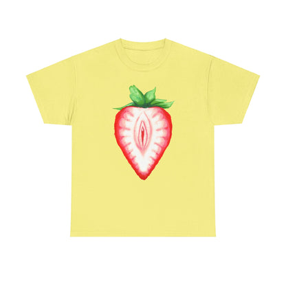 Juicy Strawberry Unisex Heavy Cotton Tee