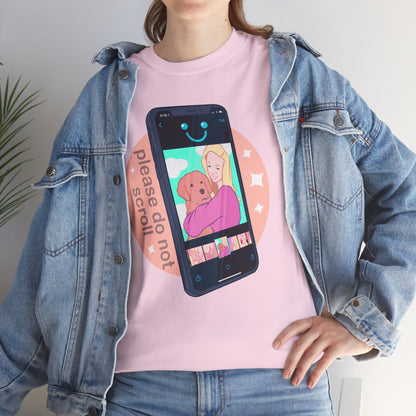 Don't Scroll Unisex Heavy Cotton Tee