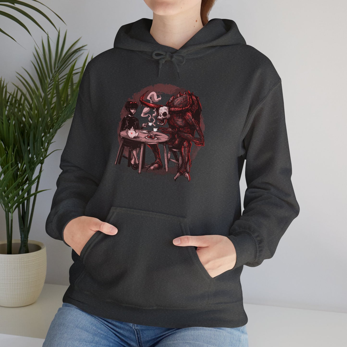 Demon Breakfast Unisex Heavy Blend Hooded Sweatshirt