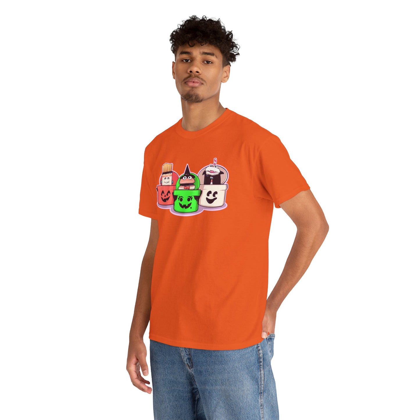 Spooky Fast Food Unisex Heavy Cotton Tee
