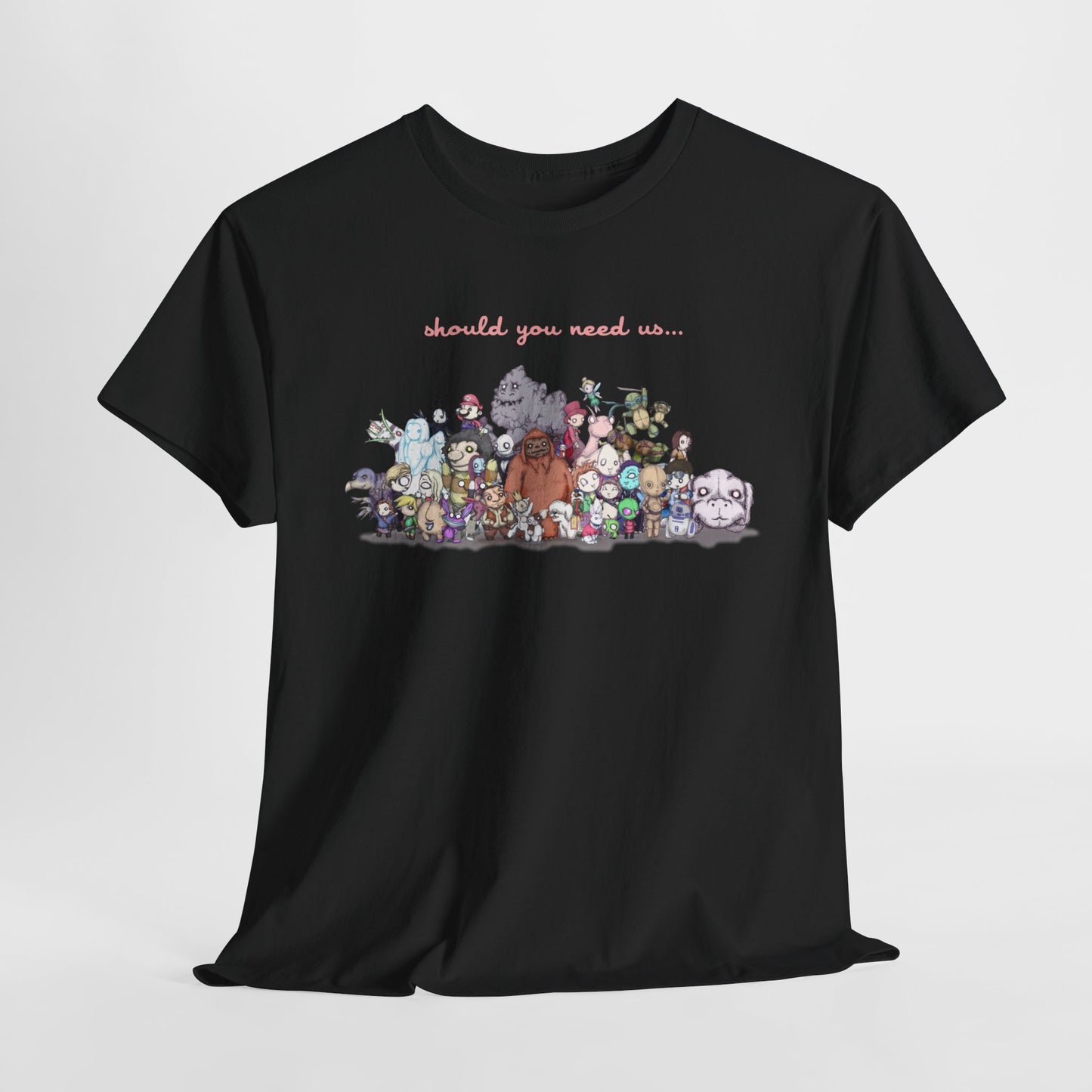 Should You Need Us Extended Unisex Heavy Cotton Tee