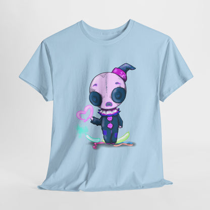 Buttons The Clown Balloons Unisex Heavy Cotton Tee