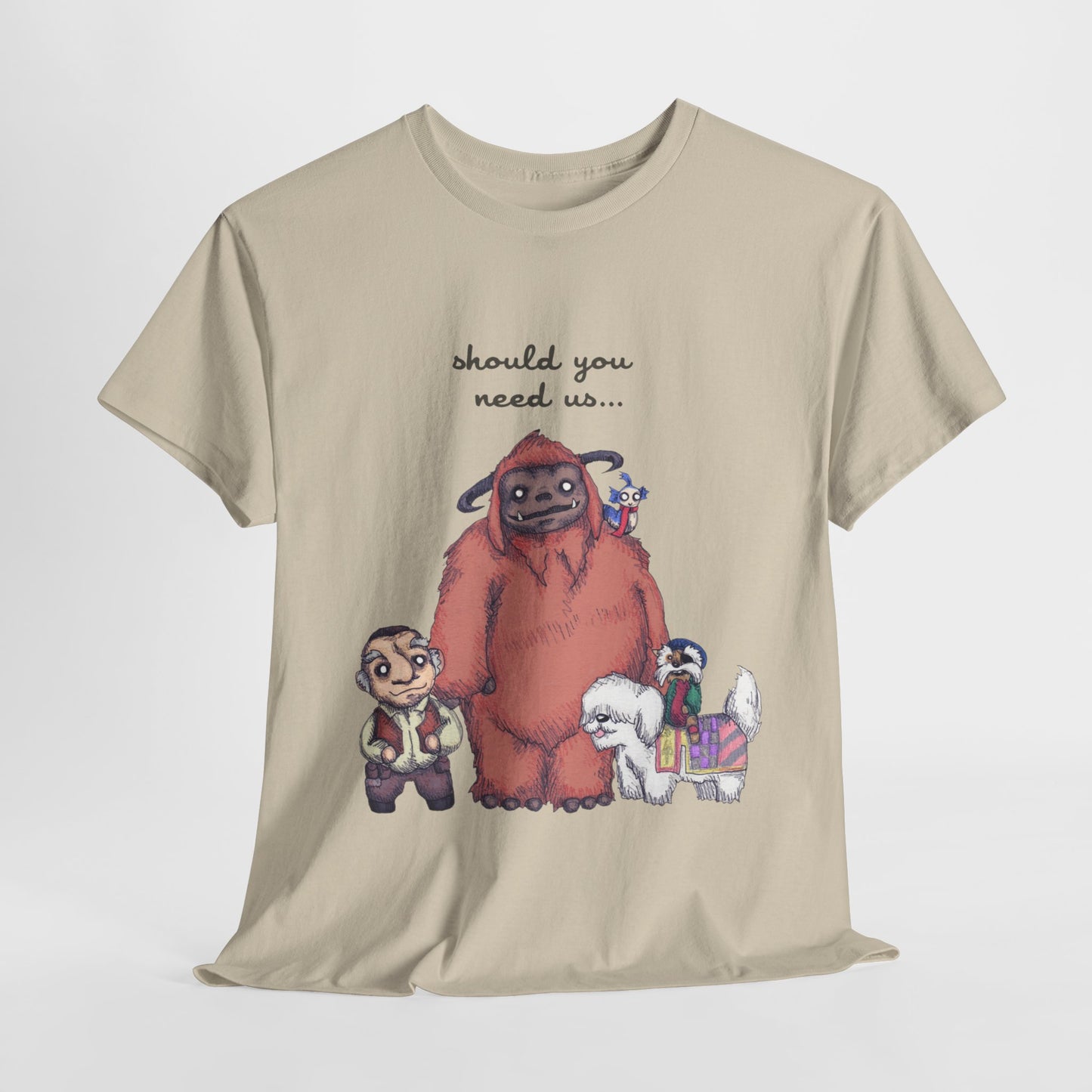 Should You Need Us Unisex Heavy Cotton Tee
