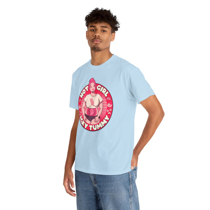 Hot Girl Icky Tummy Unisex Heavy Cotton Tee