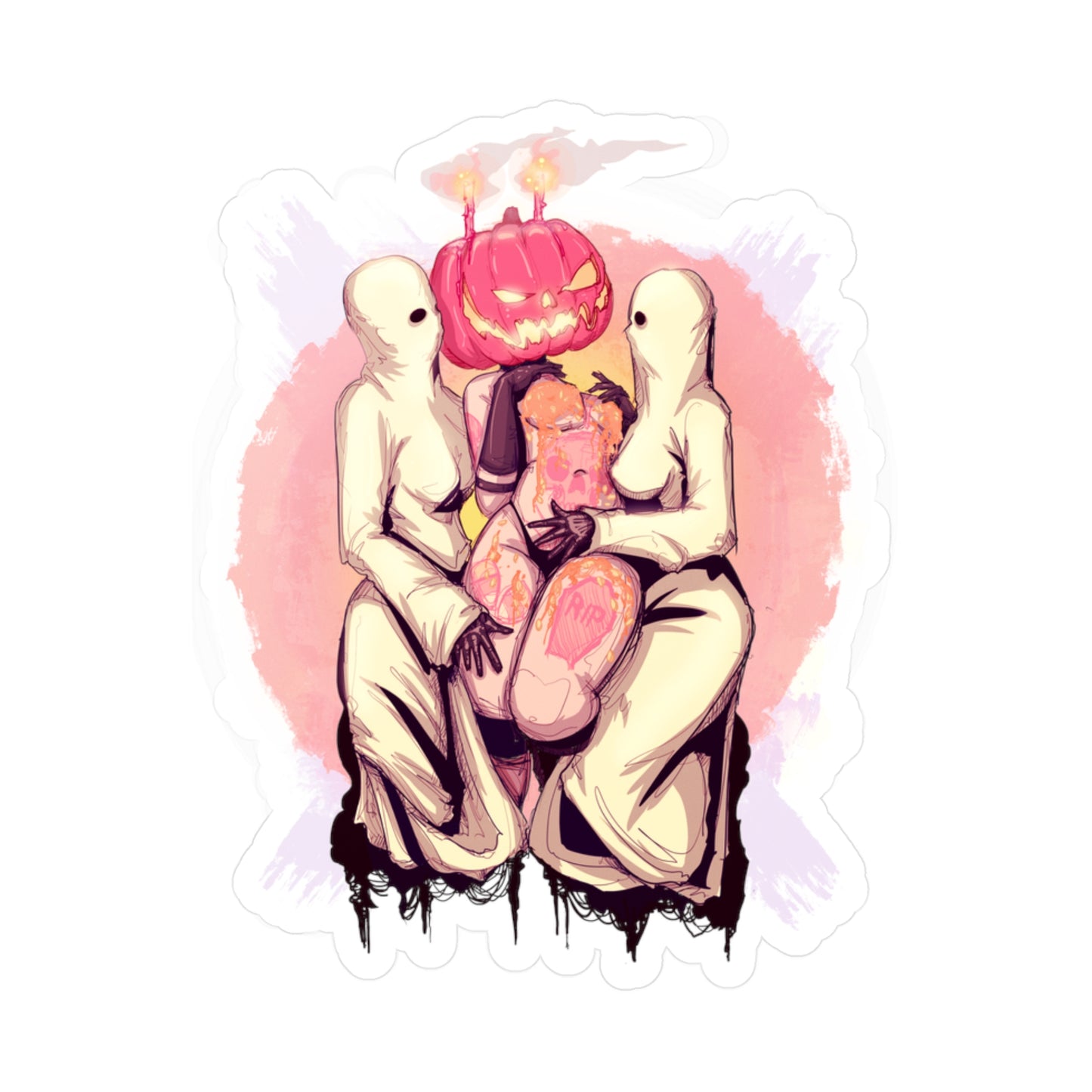 Pumpkin Queen II Kiss-Cut Vinyl Decal