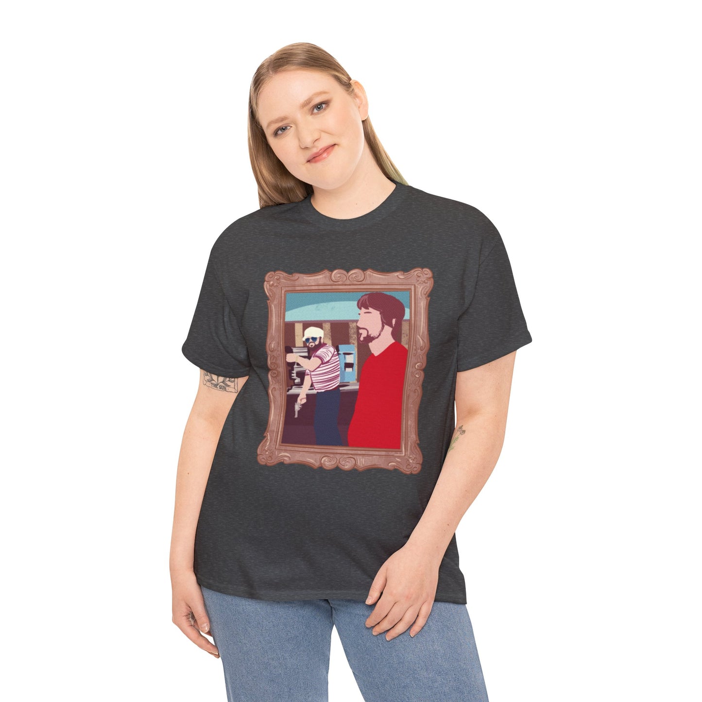 Airport Justice Unisex Heavy Cotton Tee