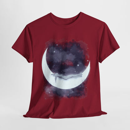 The Girl Who Loved The Moon Unisex Heavy Cotton Tee