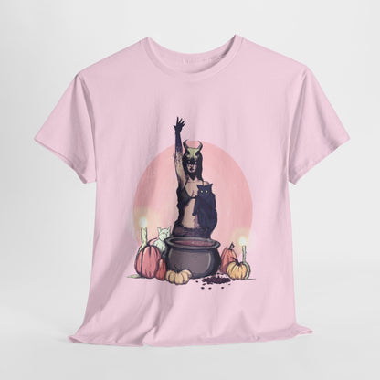 Coffee Witch Unisex Heavy Cotton Tee