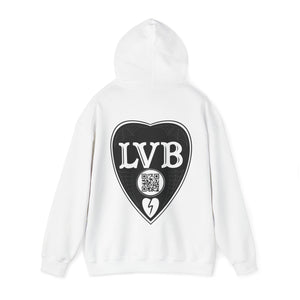 LVB Logo Front, Back, Sleeves Heavy Blend Hooded Sweatshirt