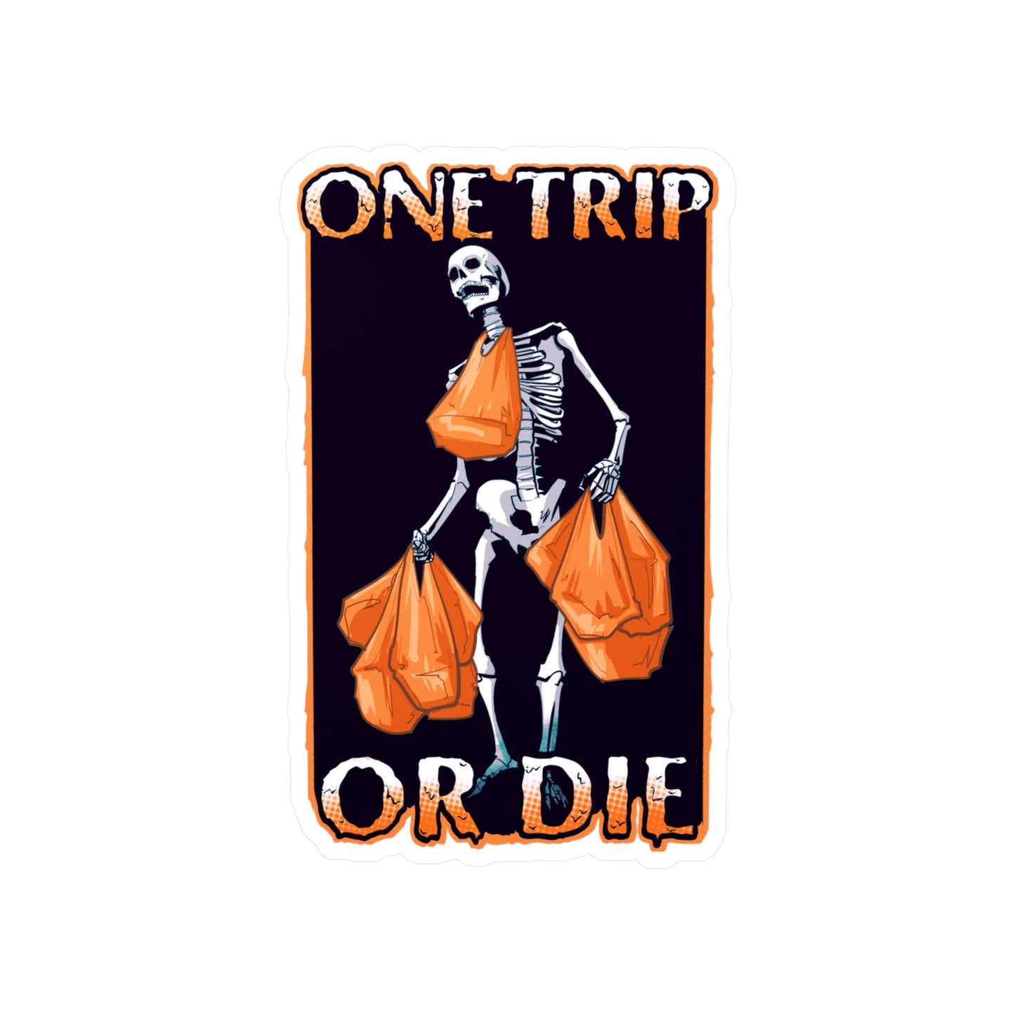 No Grocery Left Behind Kiss-Cut Vinyl Decal