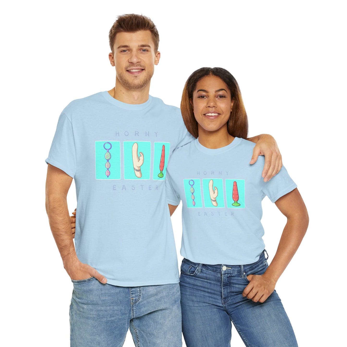 Horny Easter Unisex Heavy Cotton Tee