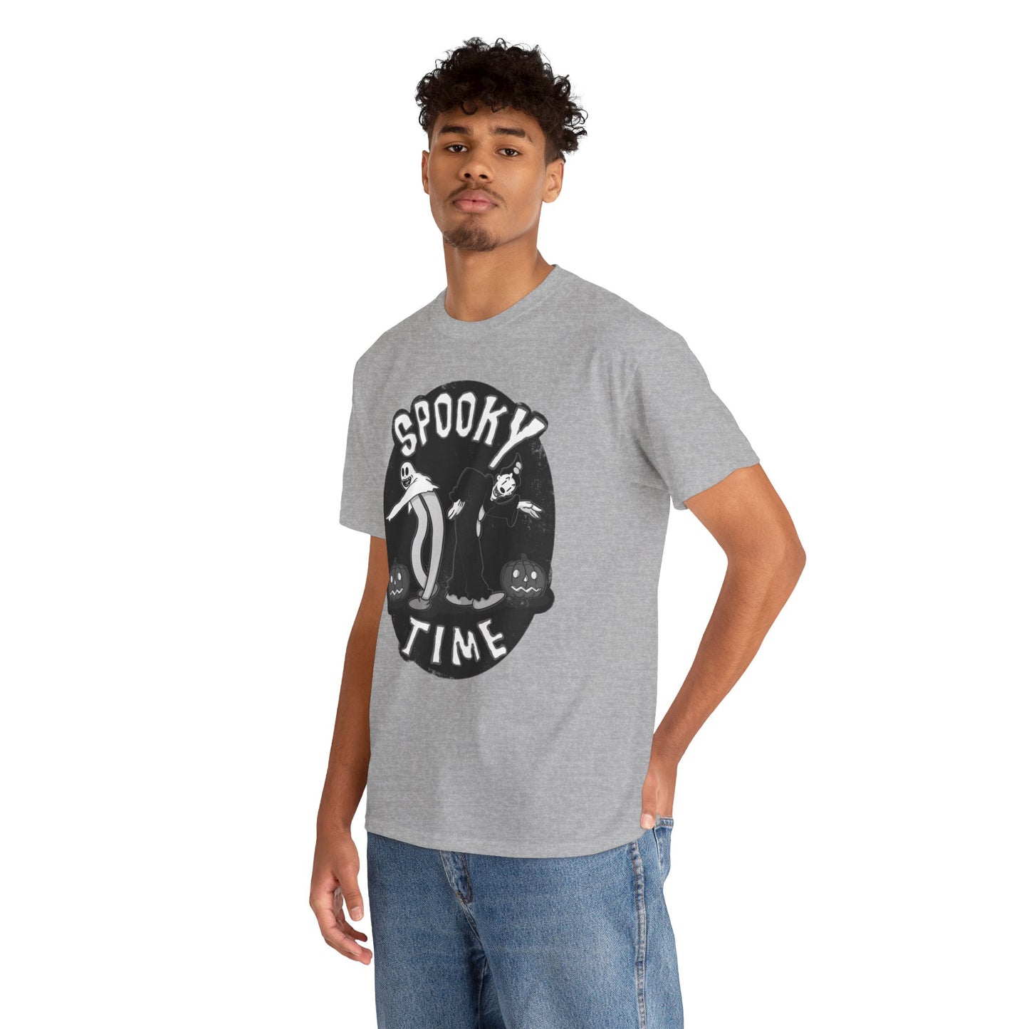 Spooky Time Unisex Heavy Cotton Tee