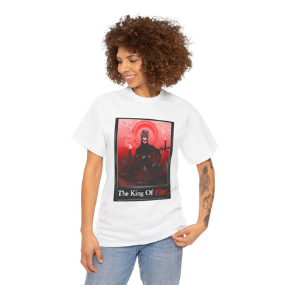 King Of Filth Tarot (Front & Back Print) Unisex Heavy Cotton Tee