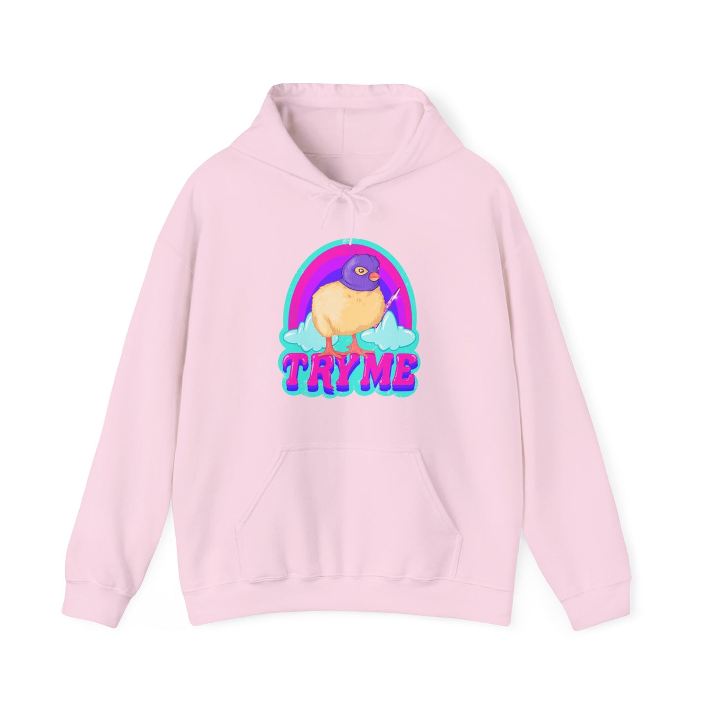 Try Me Unisex Heavy Blend Hooded Sweatshirt