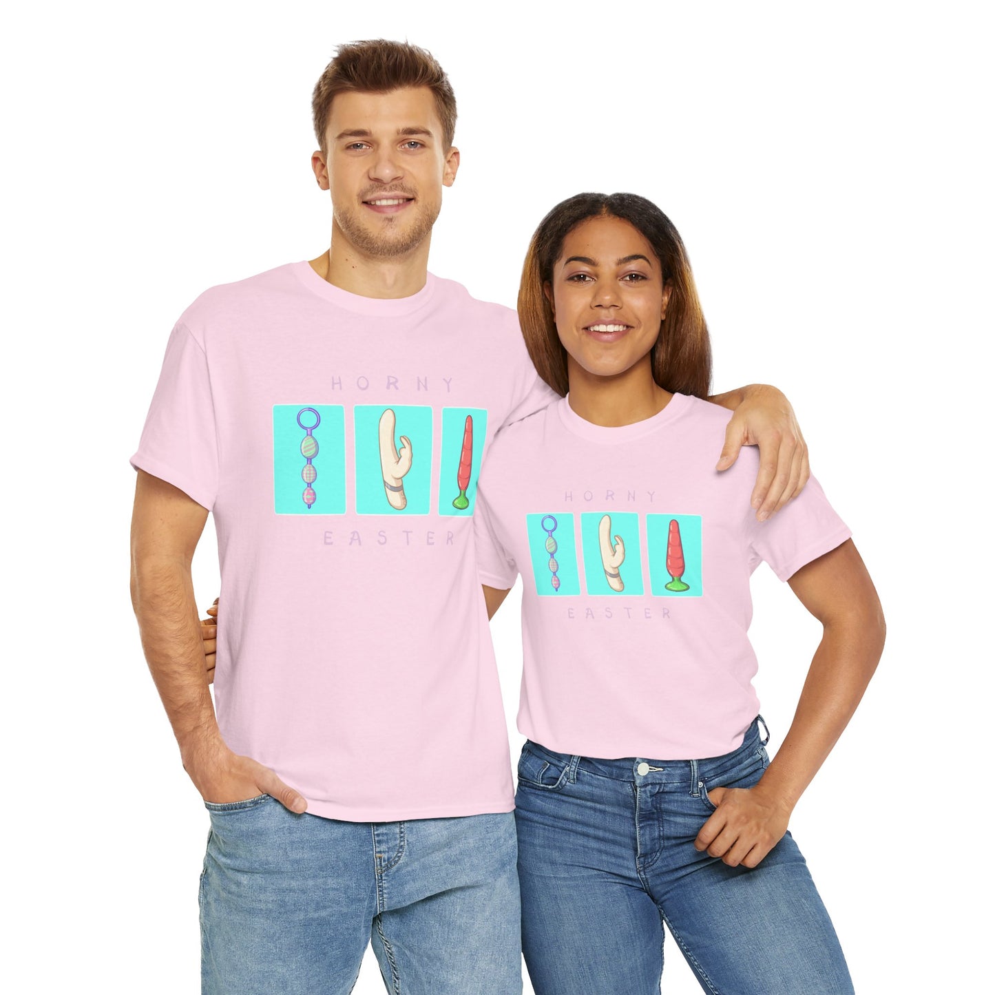 Horny Easter Unisex Heavy Cotton Tee