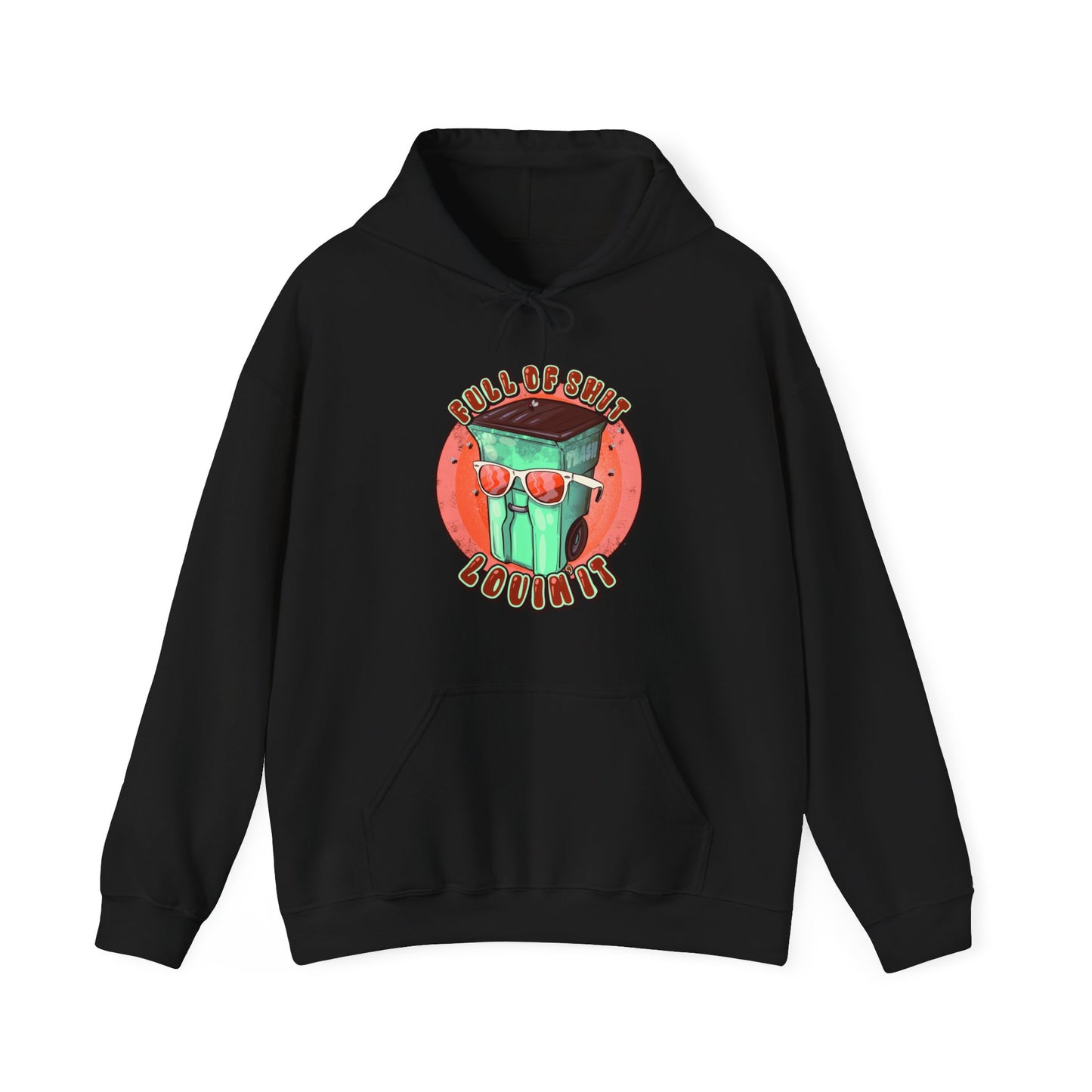 Full Of Shit Unisex Heavy Blend Hooded Sweatshirt